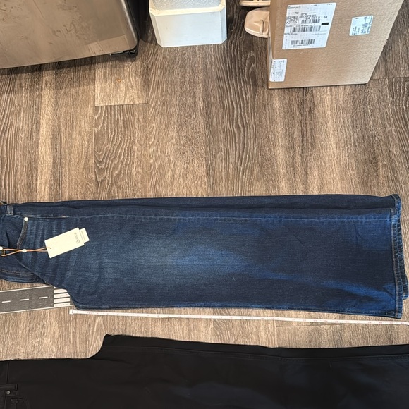 Quince Bella Stretch Wide Leg Jeans Midnight Blue 29 - Picture 6 of 6